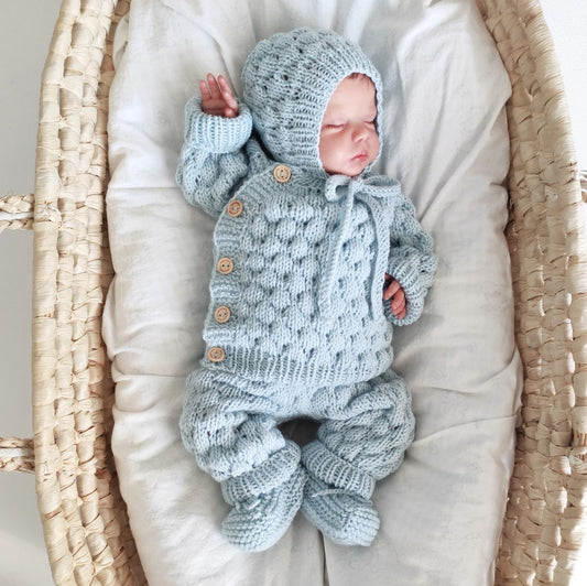 PREMIUM QUALITY HAND MADE KNITTED BUBBLY ROMPERS