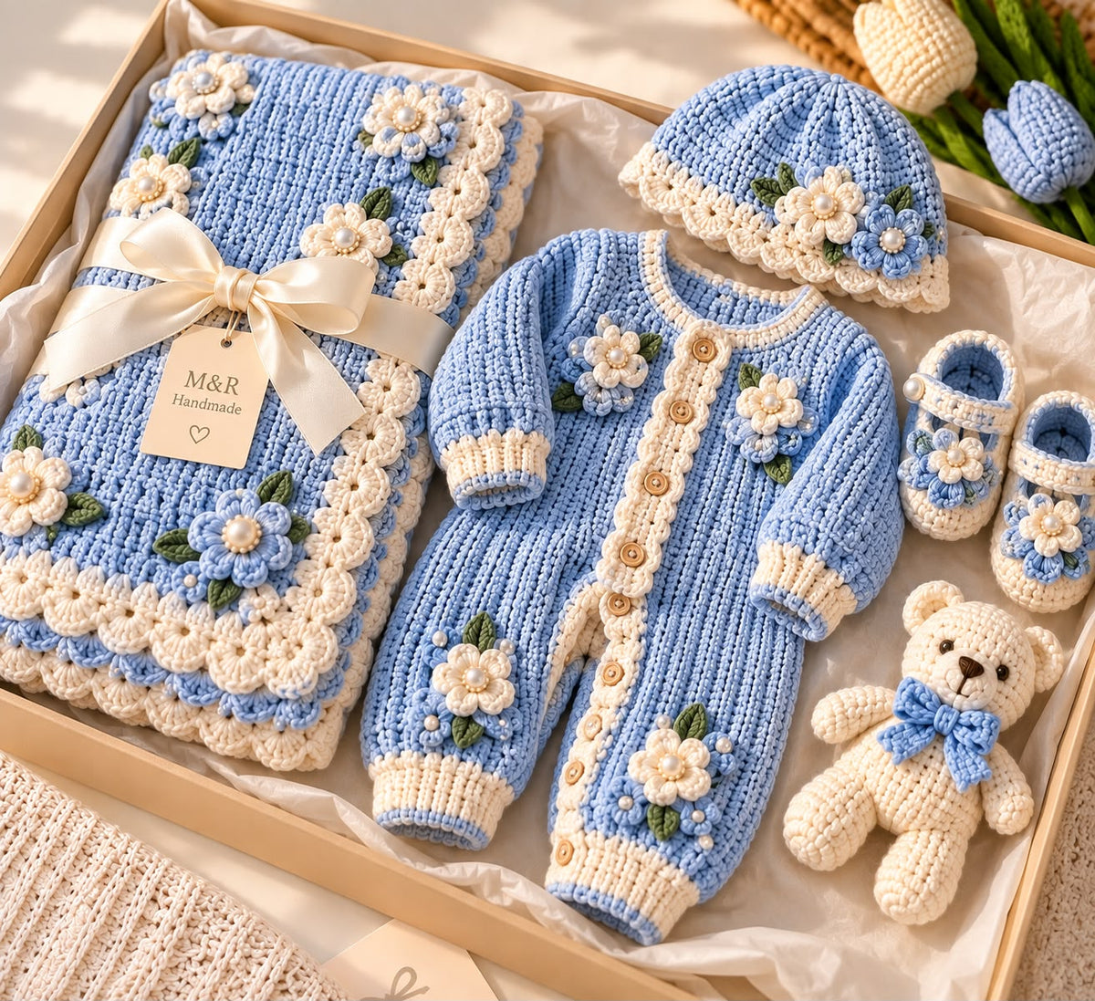 Petal Dream Set-Blue