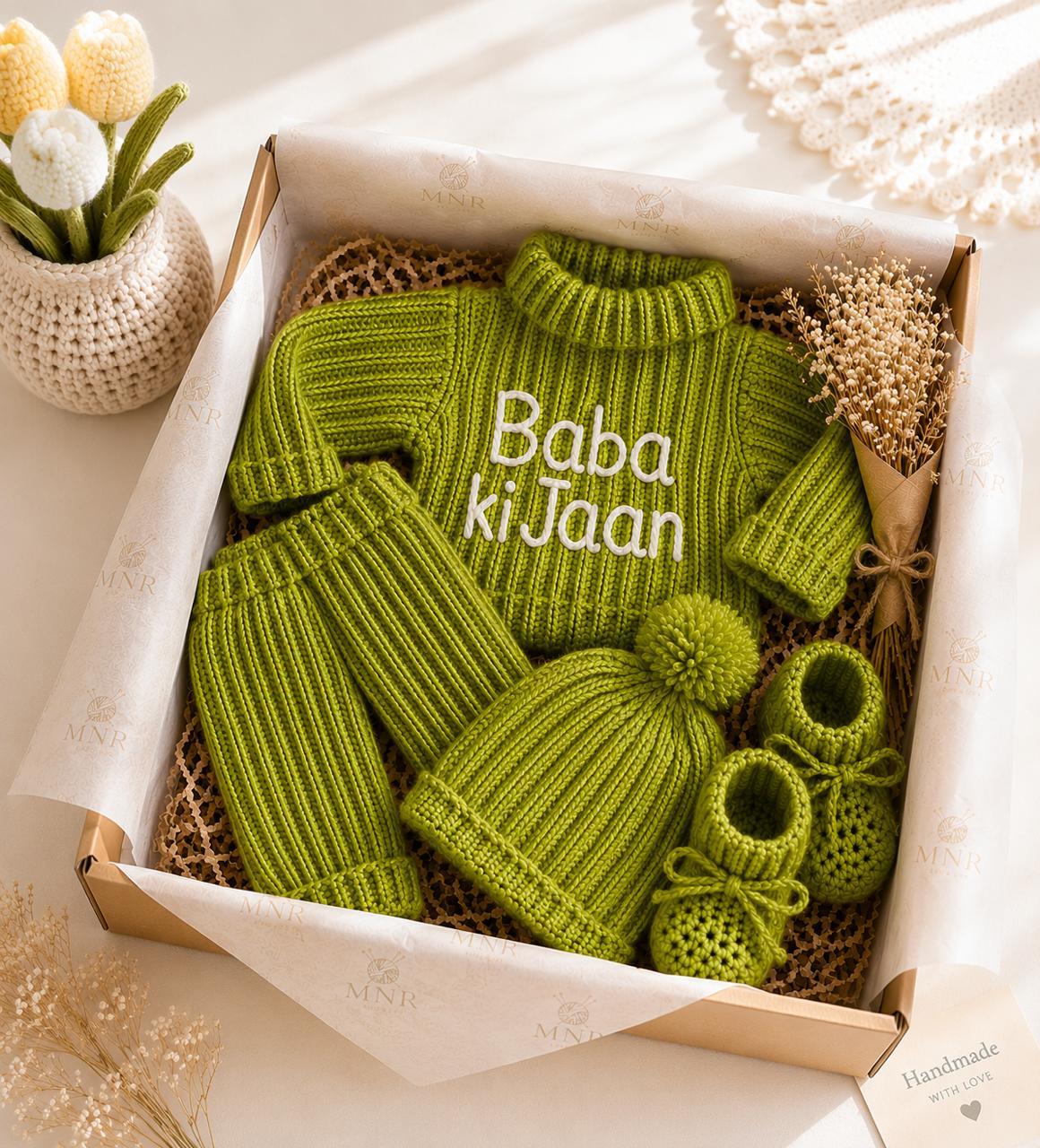 Baba Ki Jaan-Knit Set