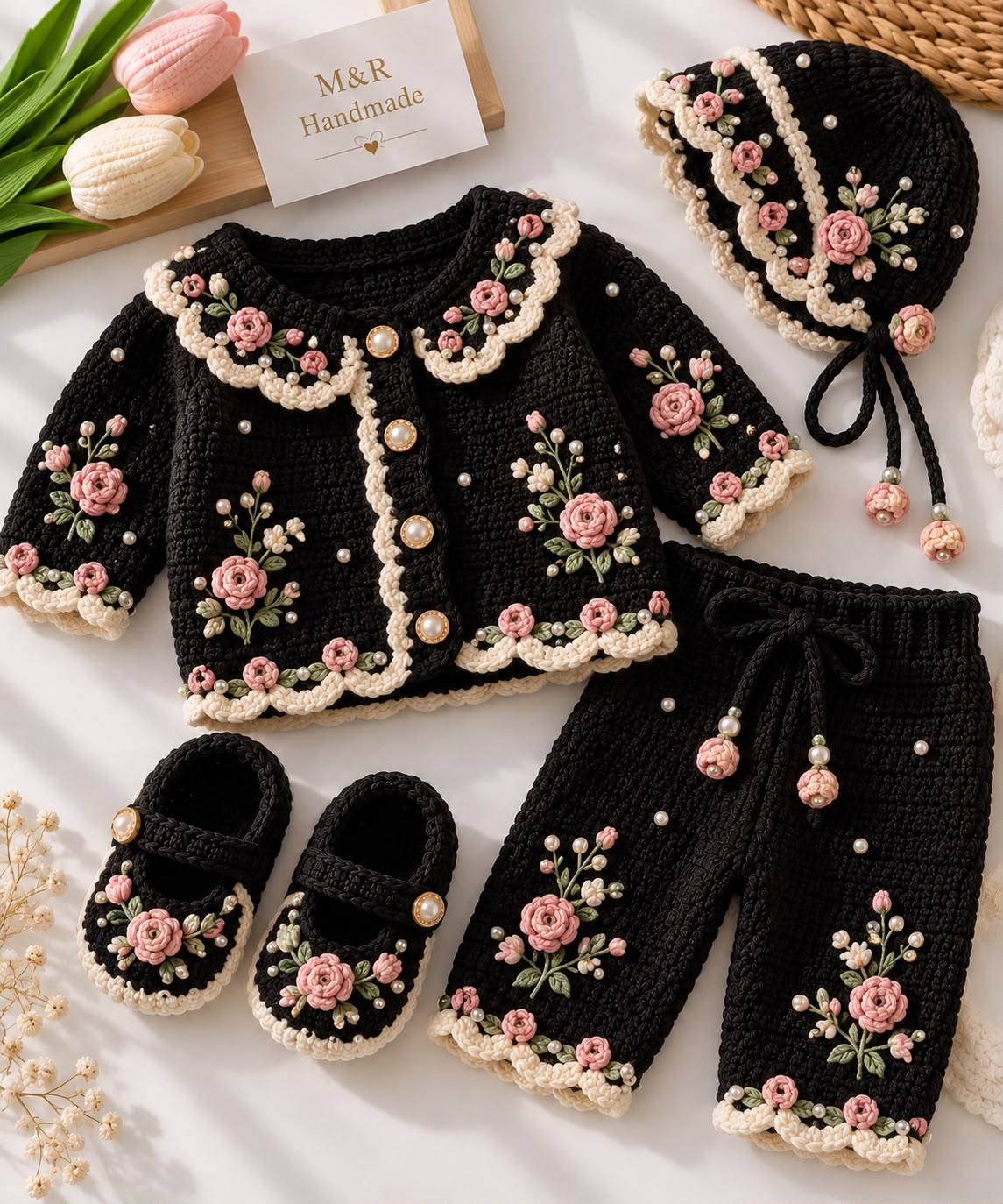 Midnight Blossom- Pink