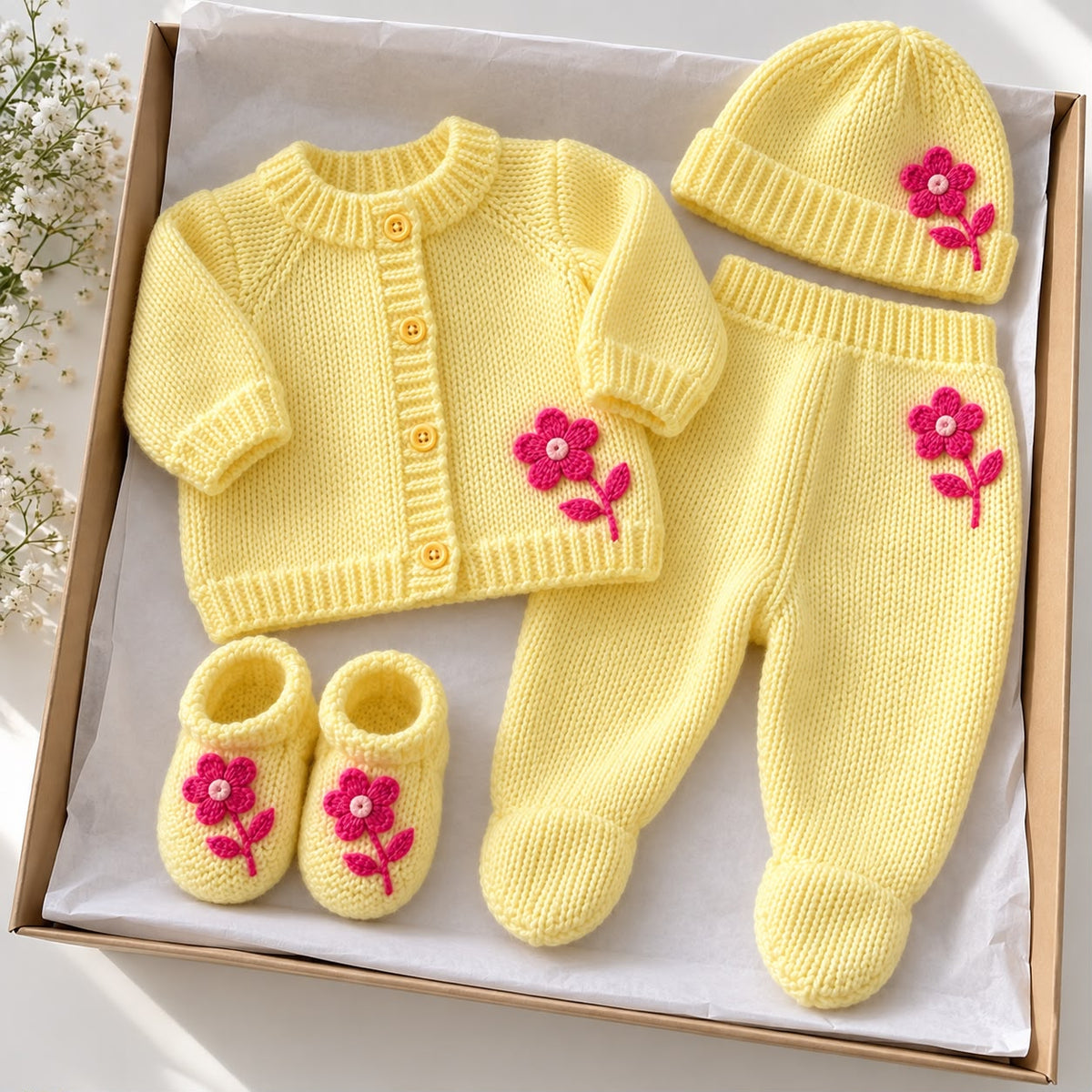 Everyday Knit Set- Yellow