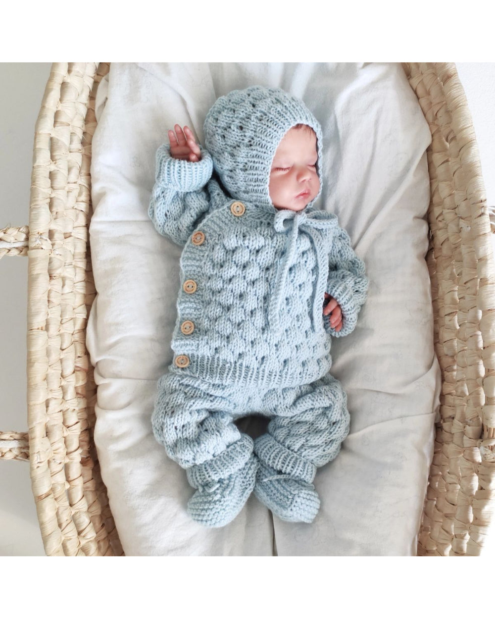 Hand Made Knitted Bubbly Rompers