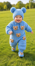 Huggie Bear Romper-Blue