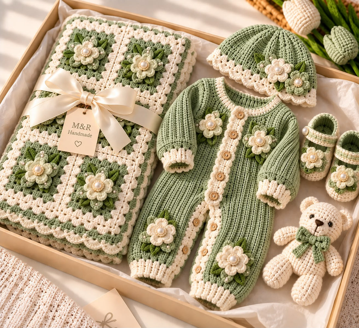 Petal Dream Set-Green
