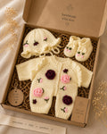 Frill Knit Romper Set