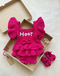 Frilled Crochet Frock