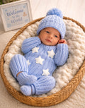 Little Star Dream Romper- Blue
