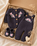 Embroided Knitted Sets