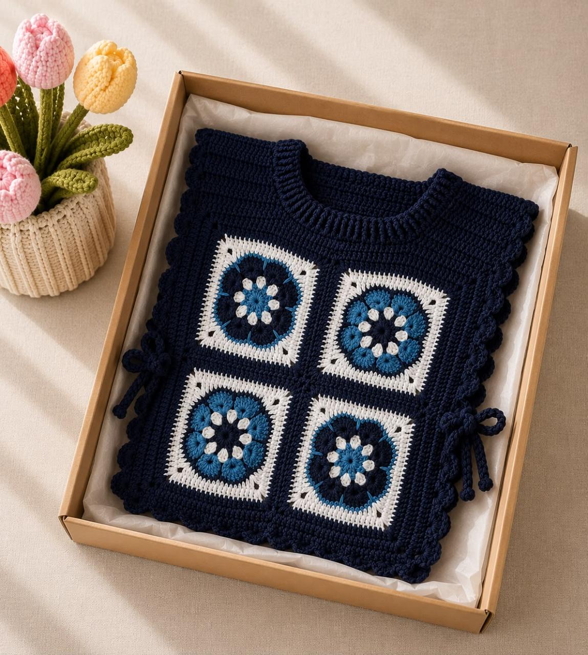 Granny Square Sweater