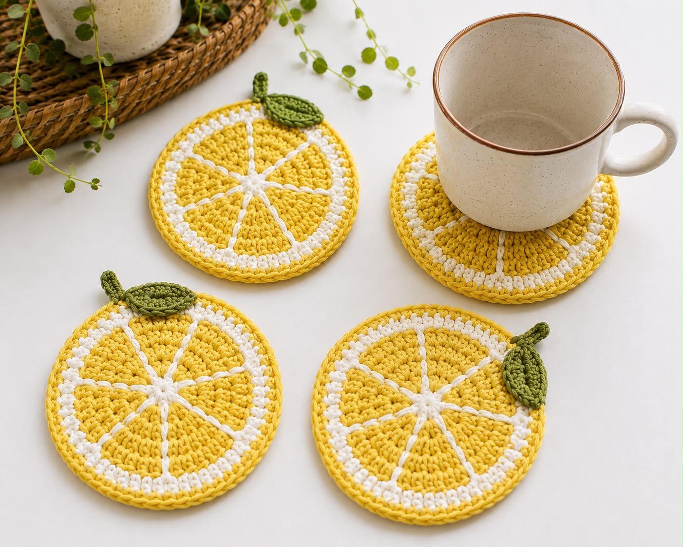 Lemon Coasters