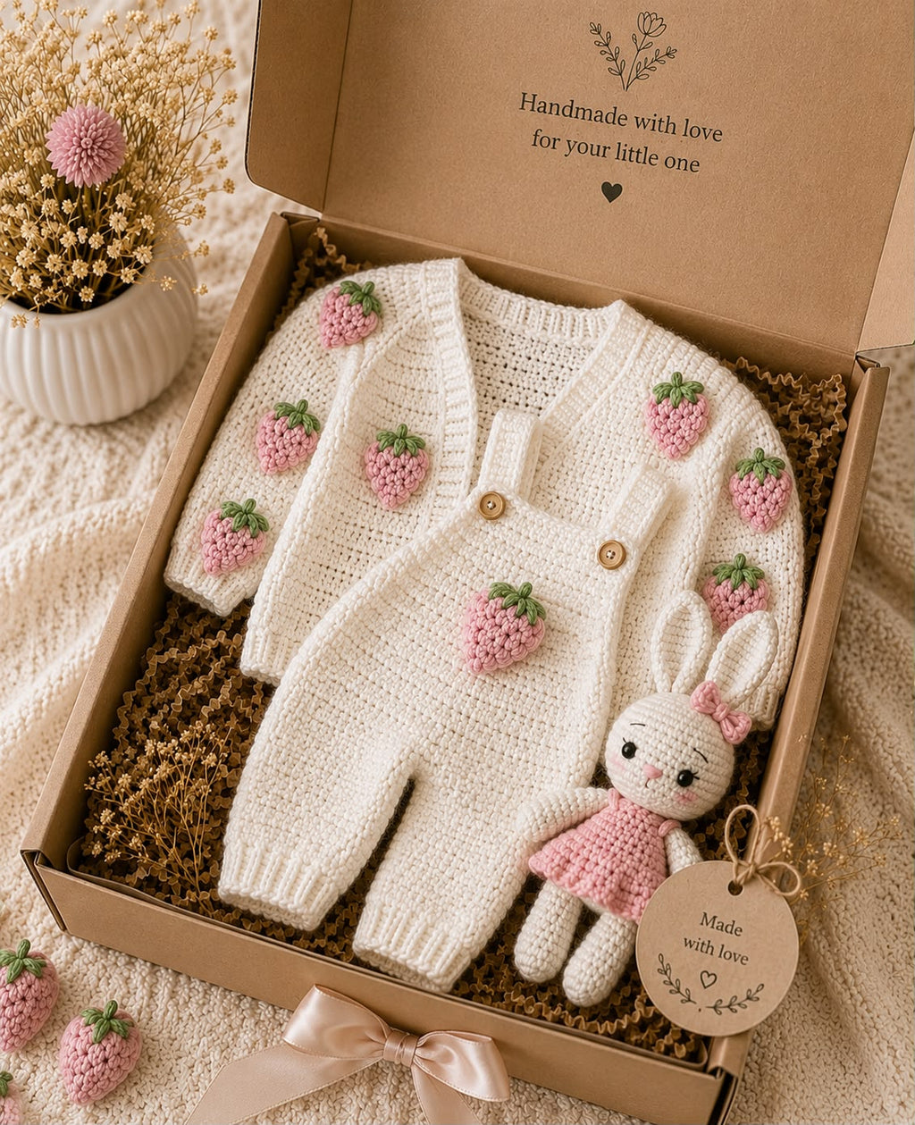 Strawberry Crochet Set