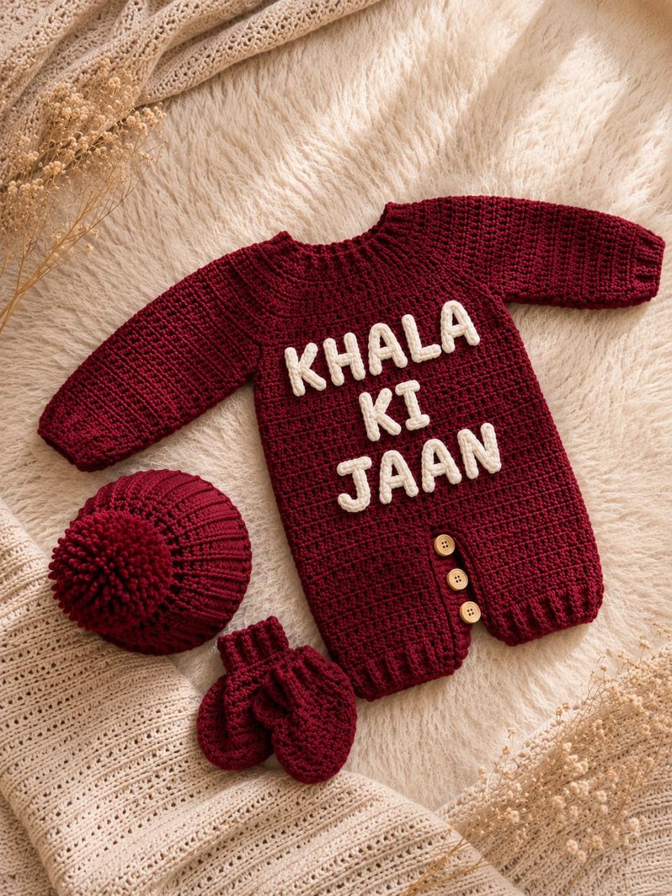 Khala Ki Jaan-Crochet Romper