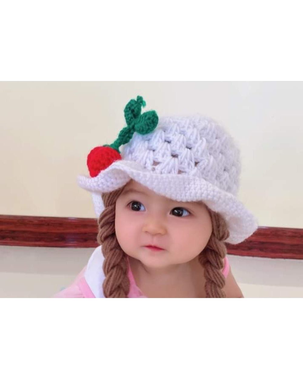 Set Of Crochet Baby Shoes & Caps